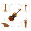 Jujube Wood 4/4 Violin Parts Set Tailpiece + Tuning Pegs + Endpin +Chin Rest