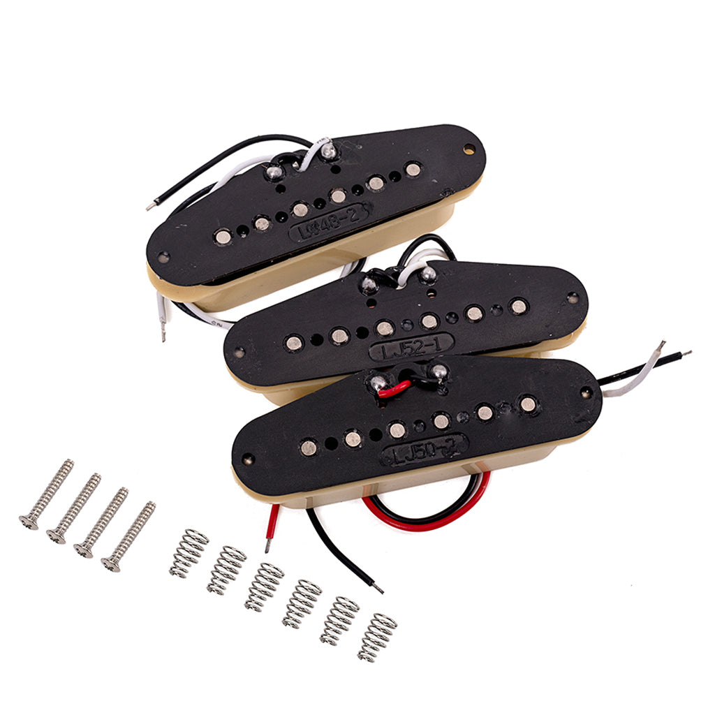 Electric Guitar Single Coil Pickup Set Middle/ Neck/ Bridge Alnico V