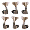 Fish Tail Buttons Bass Guitar String Tuner Pegs Key Machine Head 3L3R Bronze