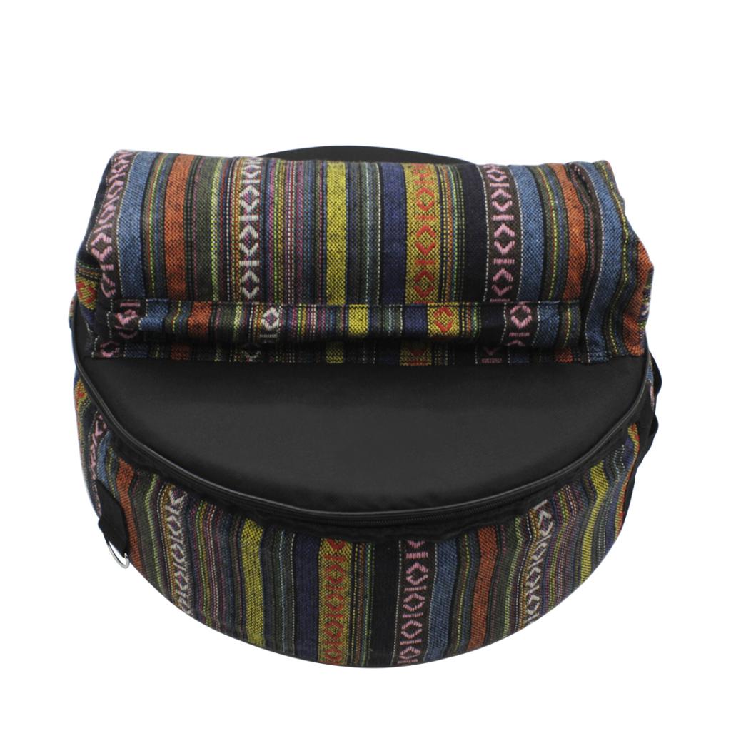 Ethnic Style Snare Drum Bag Carrying Case Portable