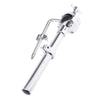 Single Tom Holder Stand Mount Durable Steel Silver Plated