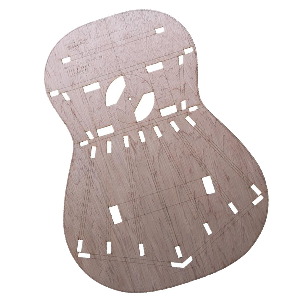 Wooden Classical Guitar Templates Body Template Luthier Supply for Torres 1