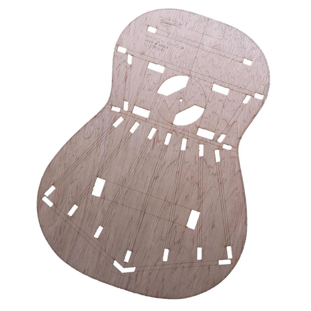 Wooden Classical Guitar Templates Body Template Luthier Supply for Torres 1