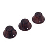 3pcs Rose Wood Guitar Control Knob Tone or Volume Top Hat Tuning Peg Button