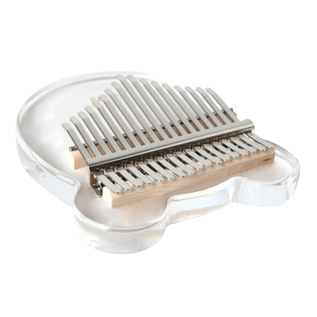 17 Keys Kalimba Board Clear Acrylic Thumb Piano Mbira Keyboard Instrument