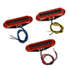 6 Big Pole Red Bridge Middle Neck Single Coil Guitar Pickup Set