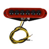 6 Big Pole Red Bridge Middle Neck Single Coil Guitar Pickup Set