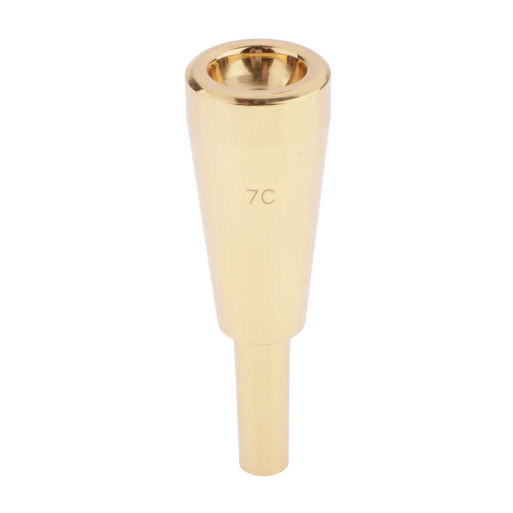 Heavy Trumpet Mouthpiece 7C Fits Most Standard Trumpets Golden