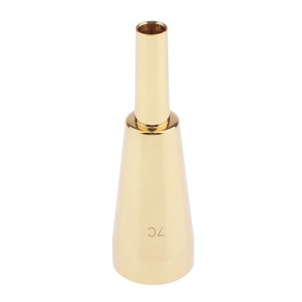 Heavy Trumpet Mouthpiece 7C Fits Most Standard Trumpets Golden