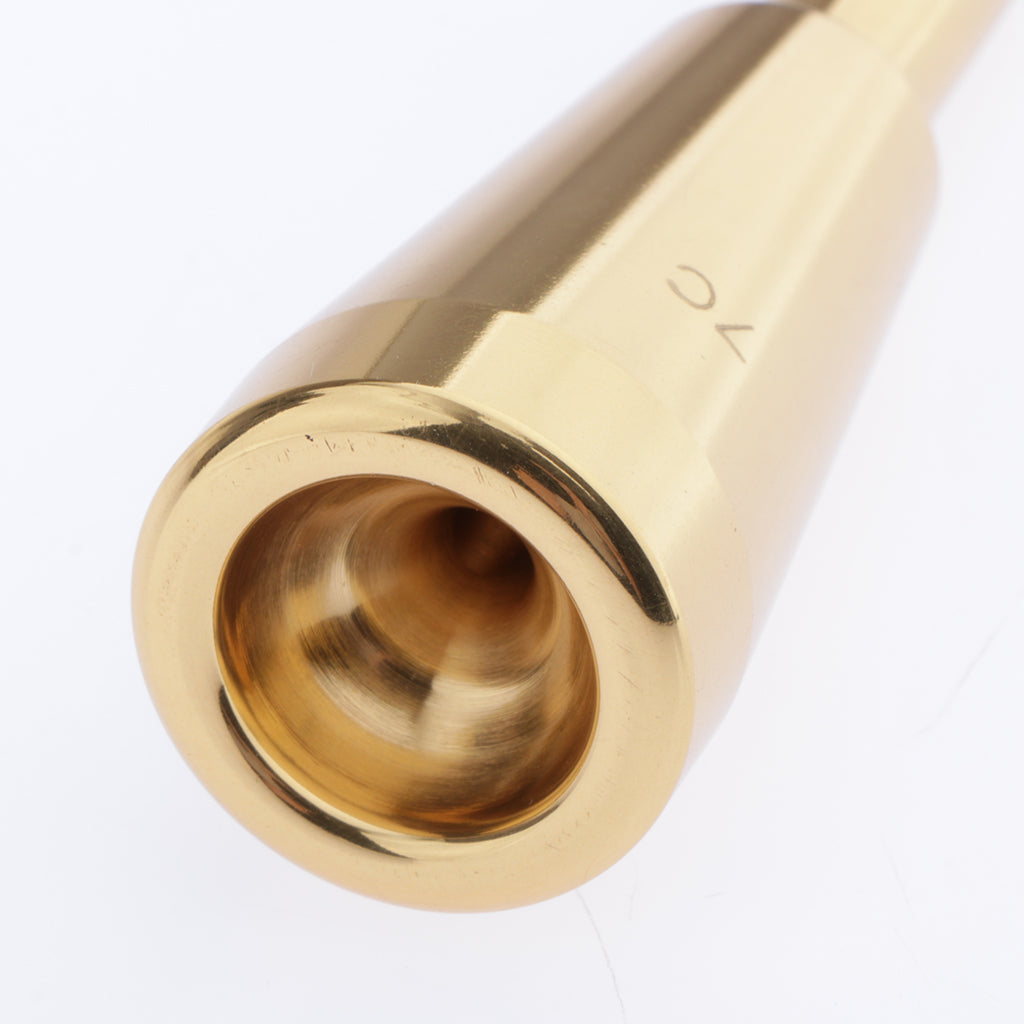 Heavy Trumpet Mouthpiece 7C Fits Most Standard Trumpets Golden