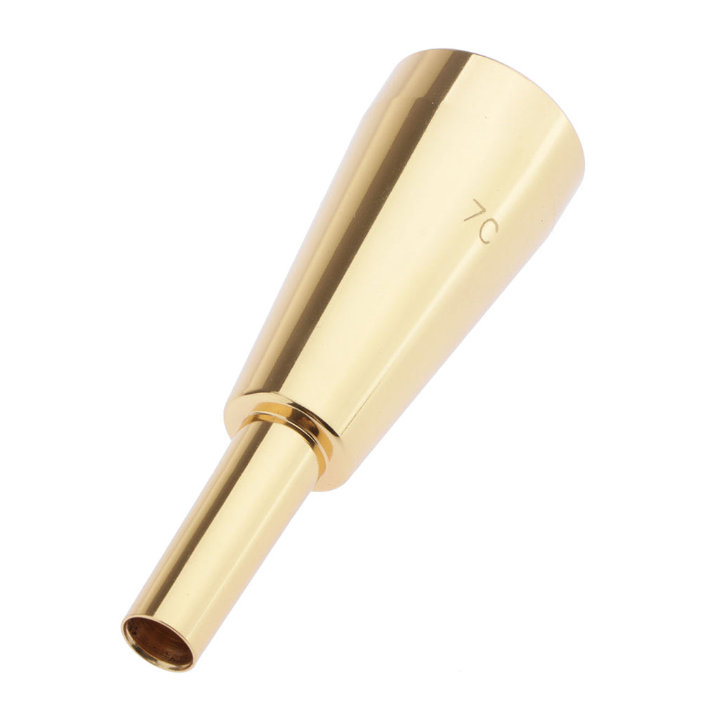 Heavy Trumpet Mouthpiece 7C Fits Most Standard Trumpets Golden