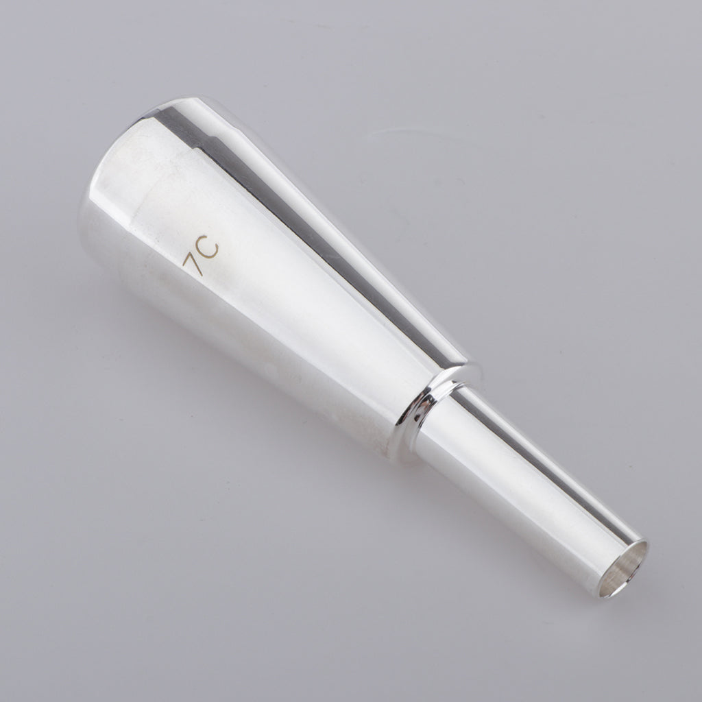 Heavy Trumpet Mouthpiece 7C Fits Most Standard Trumpets Silver