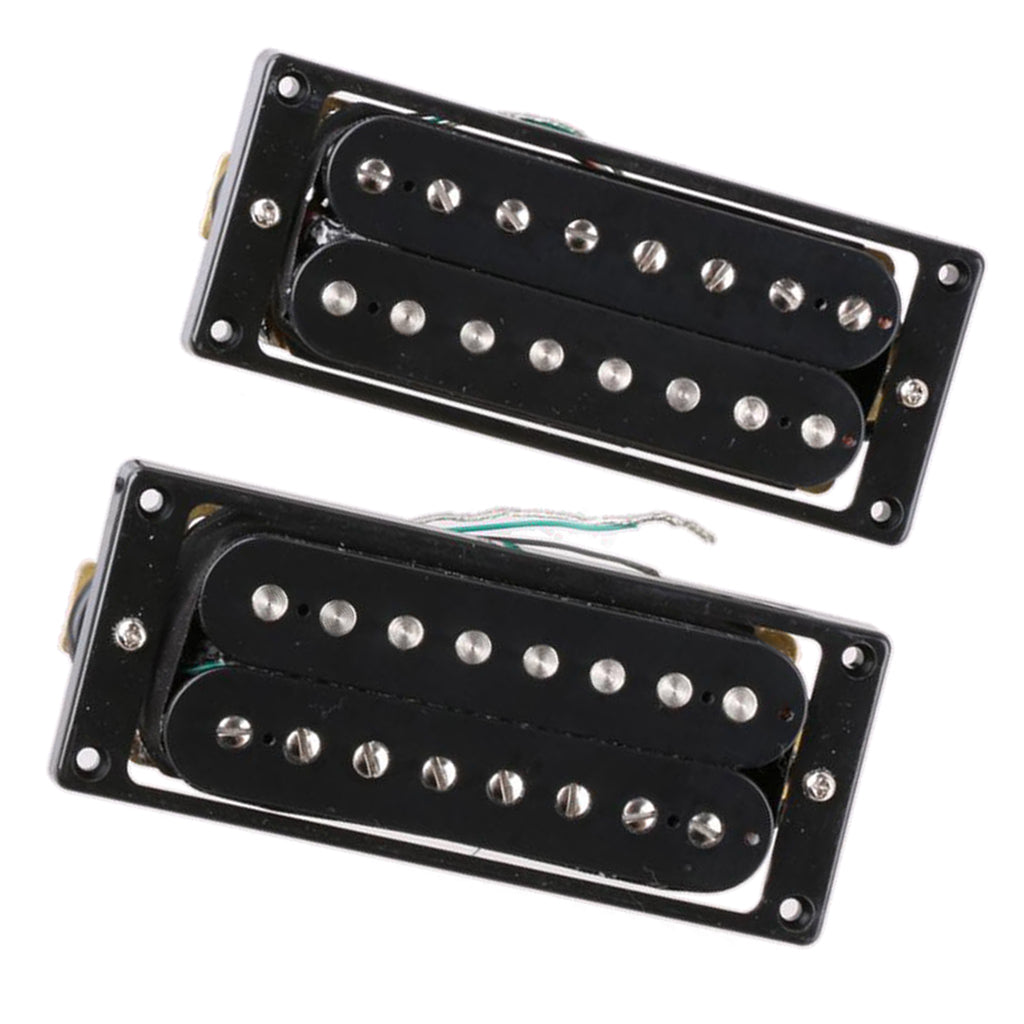 8 String Electric Guitar Humbucker Pickup Double Coil Neck Bridge Pickup Kit