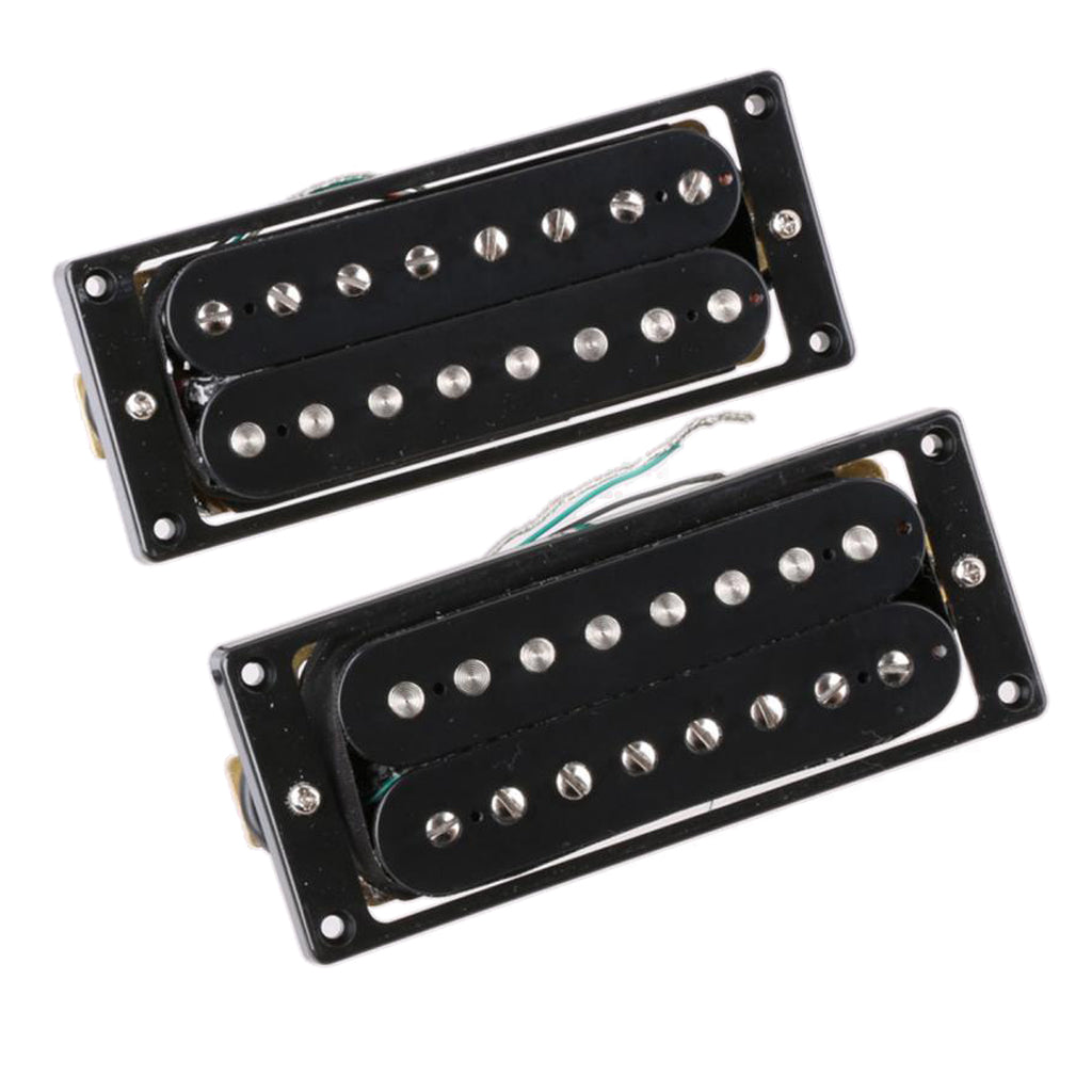 8 String Electric Guitar Humbucker Pickup Double Coil Neck Bridge Pickup Kit