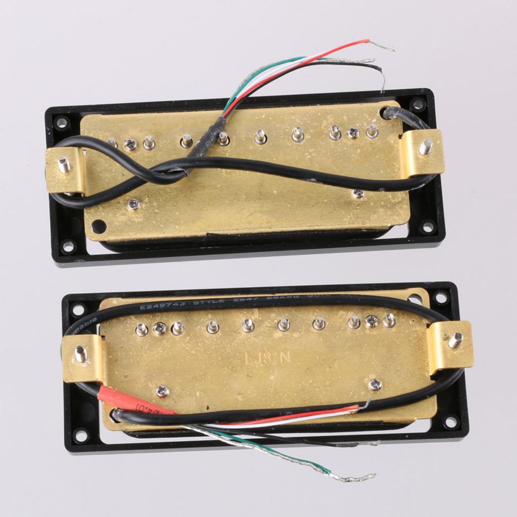 8 String Electric Guitar Humbucker Pickup Double Coil Neck Bridge Pickup Kit