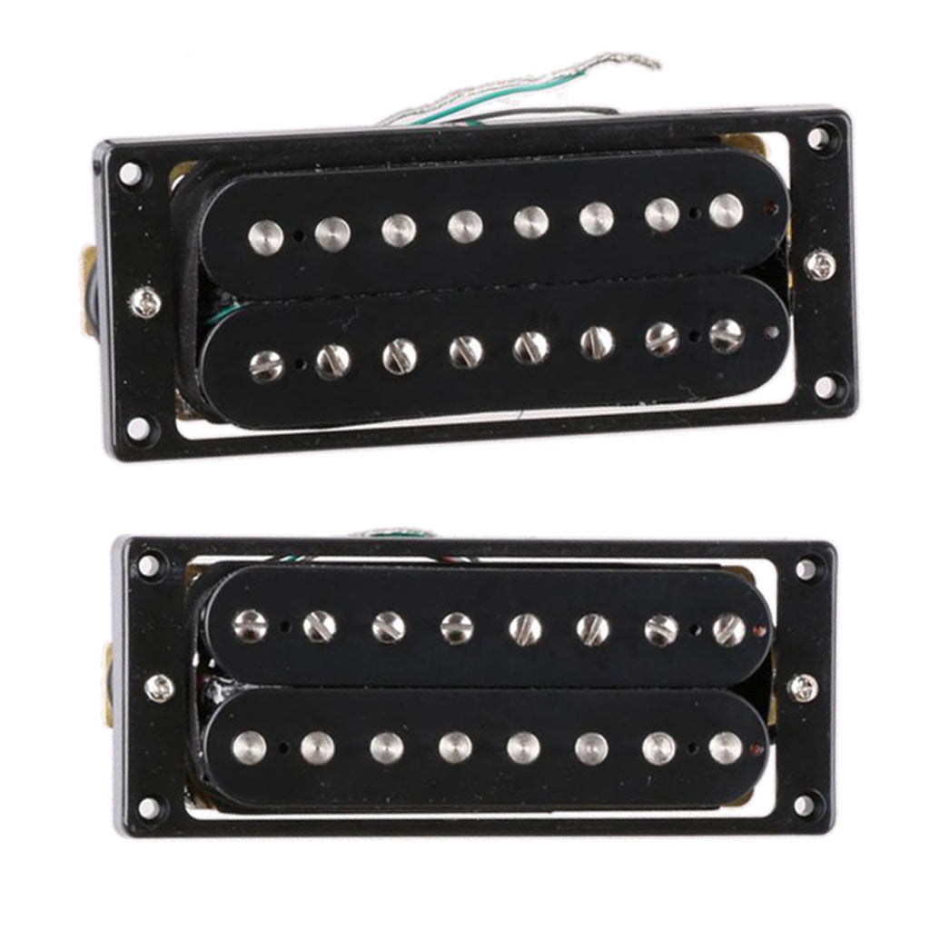 8 String Electric Guitar Humbucker Pickup Double Coil Neck Bridge Pickup Kit