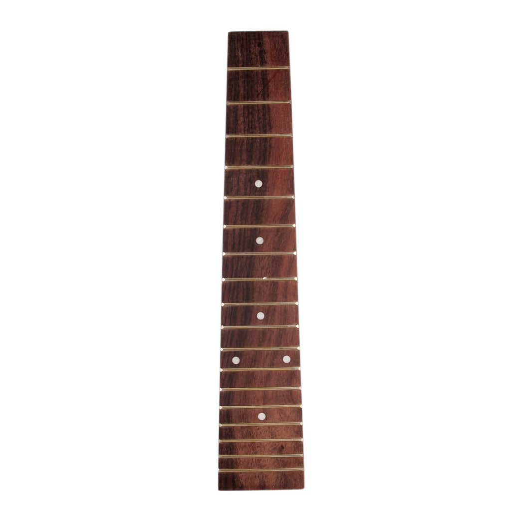 Zebrawood 23in Ukulele Neck Fingerboard DIY Hawaii Guitar Luthier Parts