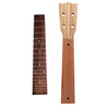 Zebrawood 23in Ukulele Neck Fingerboard DIY Hawaii Guitar Luthier Parts