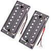 A Set Black Double Coil Pickups Humbucker for 7 String Electric Guitar