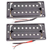 A Set Black Double Coil Pickups Humbucker for 7 String Electric Guitar