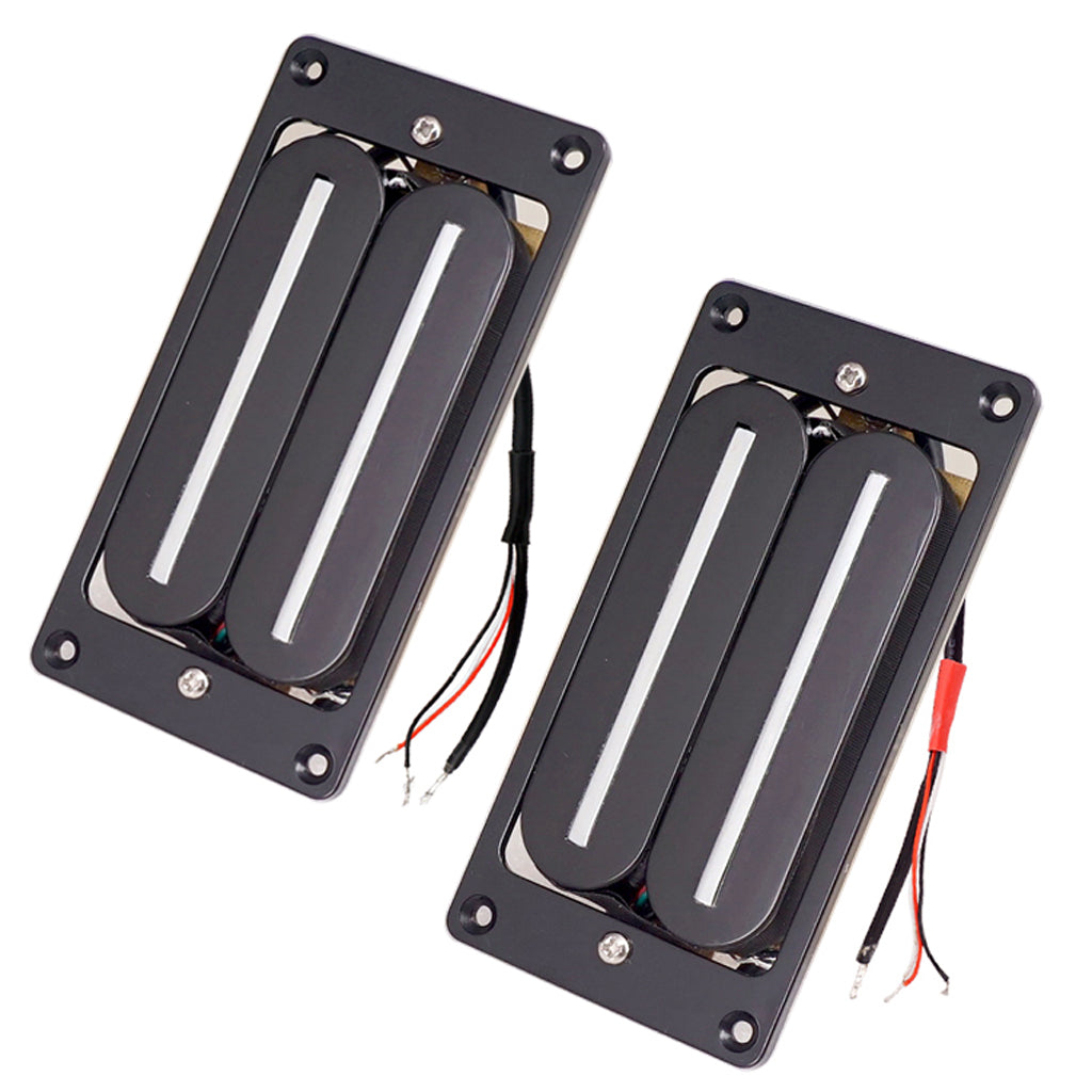 Electric Guitar Double Coil Pickup Humbucker Guitar Part Accessory Black