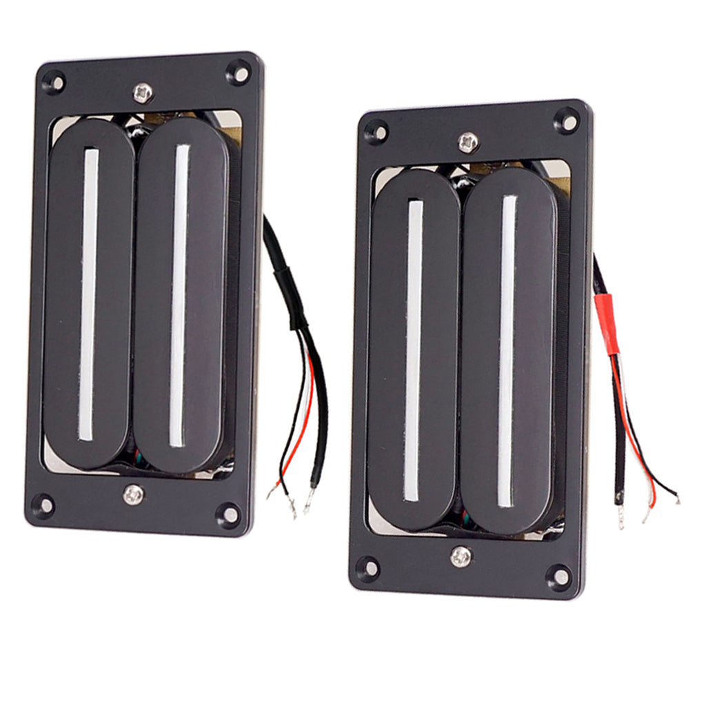 Electric Guitar Double Coil Pickup Humbucker Guitar Part Accessory Black