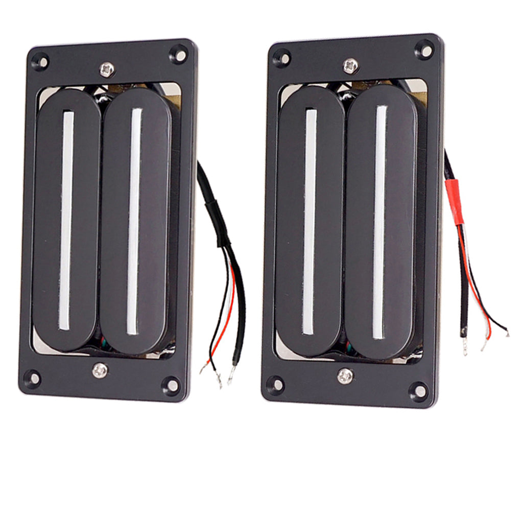 Electric Guitar Double Coil Pickup Humbucker Guitar Part Accessory Black