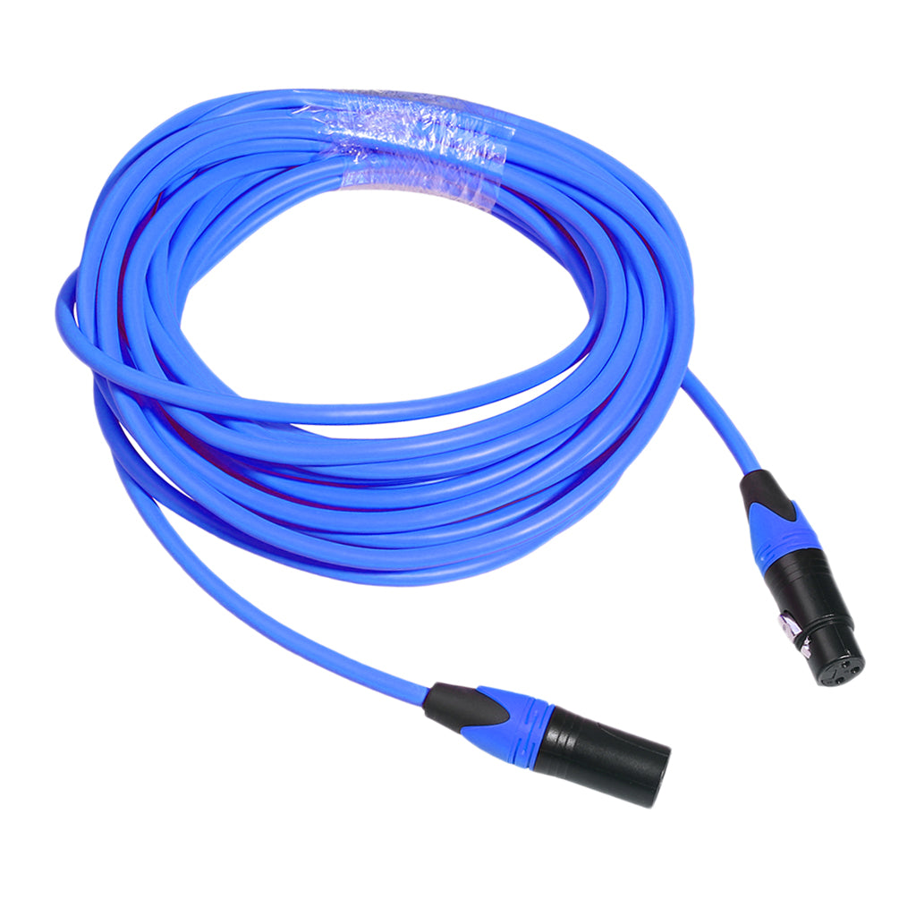 XK303 Male to Female Audio Cable For Microphone Sound Console Blue 5m