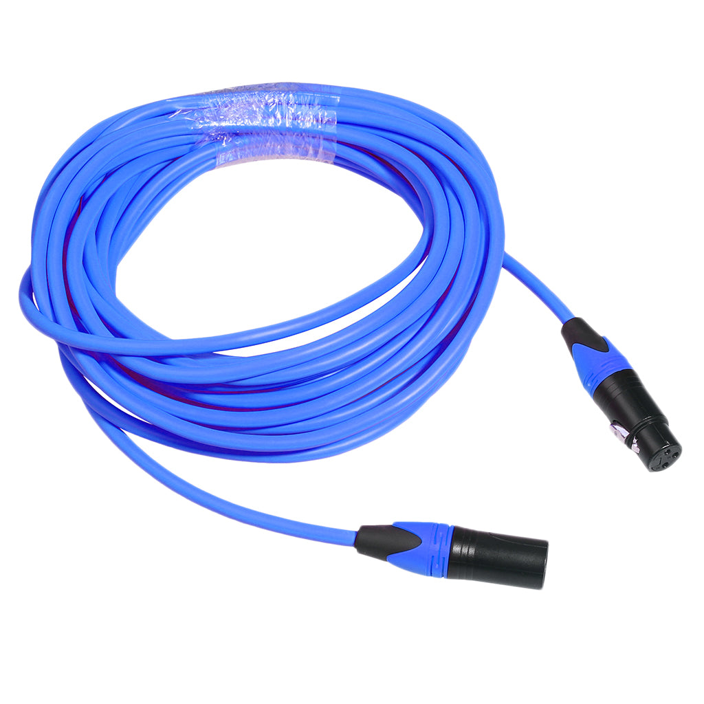 XK303 Male to Female Audio Cable For Microphone Sound Console Blue 5m