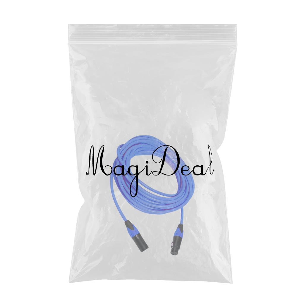 XK303 Male to Female Audio Cable For Microphone Sound Console Blue 5m