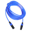 XK303 Male to Female Audio Cable For Microphone Sound Console Blue 5m