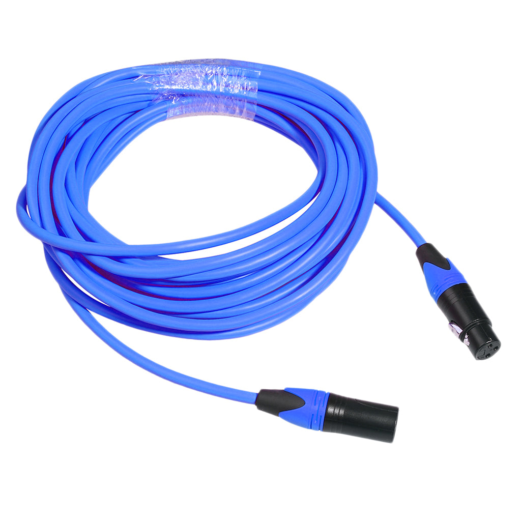 XK303 Male to Female Audio Cable For Microphone Sound Console Blue 5m