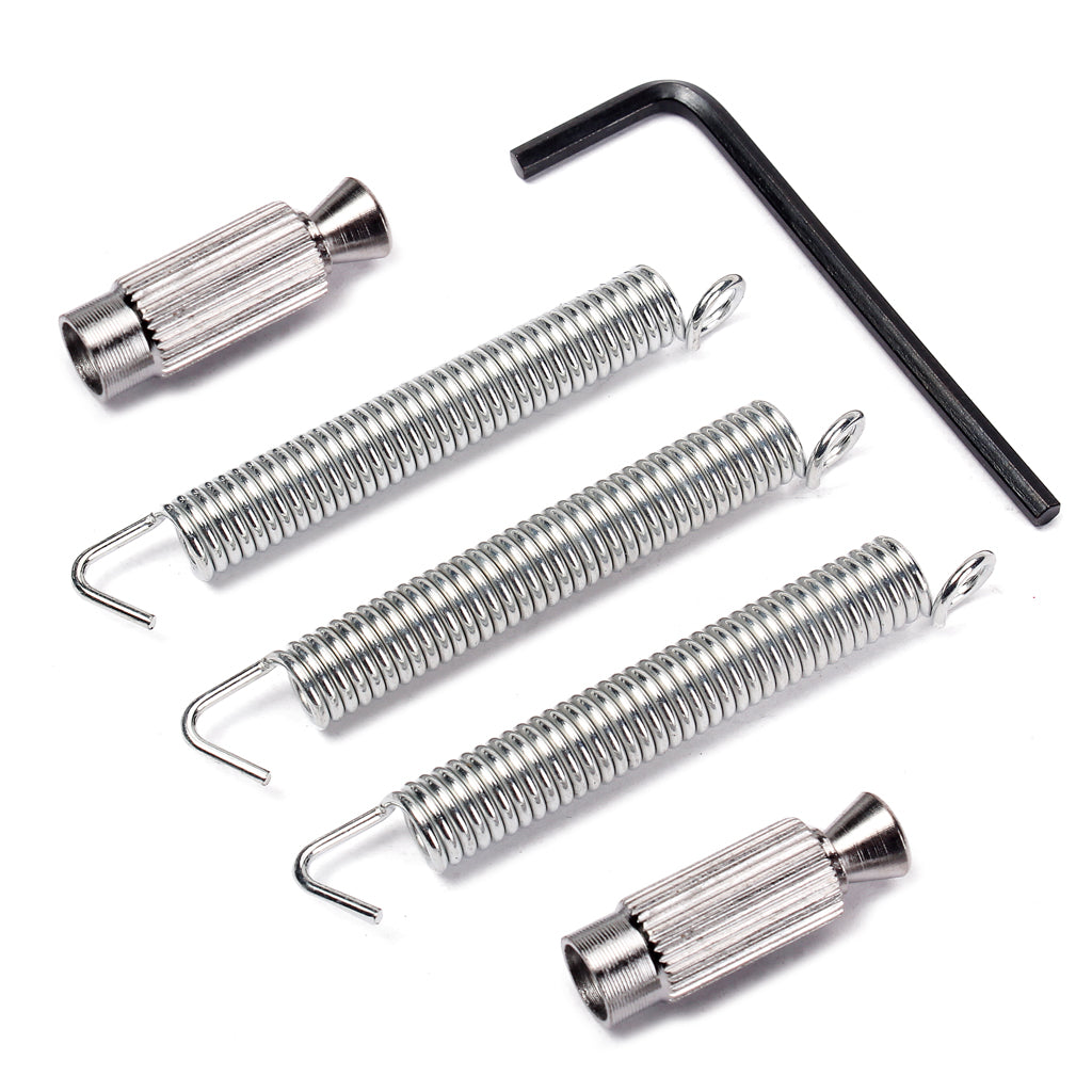 6 String Guitar Double Locking Tremolo Electric Guitar Bridge Parts Chrome