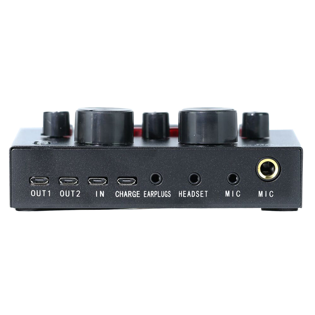 Portable Mobile Audio Mixer, Karaoke Sound Mixer Recording Sound Card