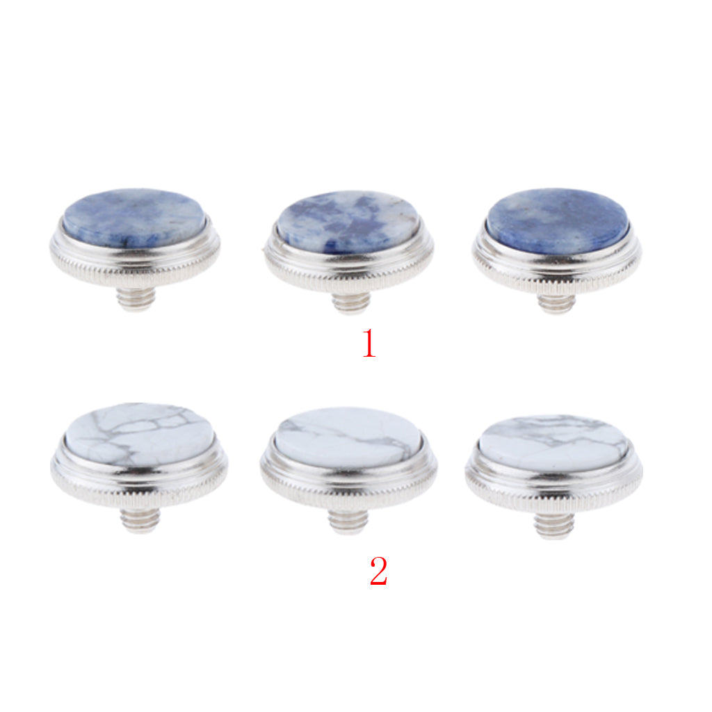 Trumpet Finger Buttons Musical Brass Instrument Parts Accessory Blue