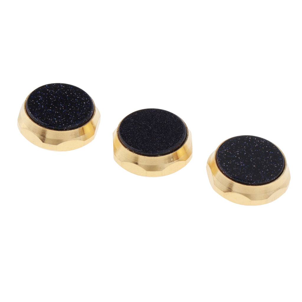 Colored Trumpet Finger Buttons Musical Brass Instrument Parts Black