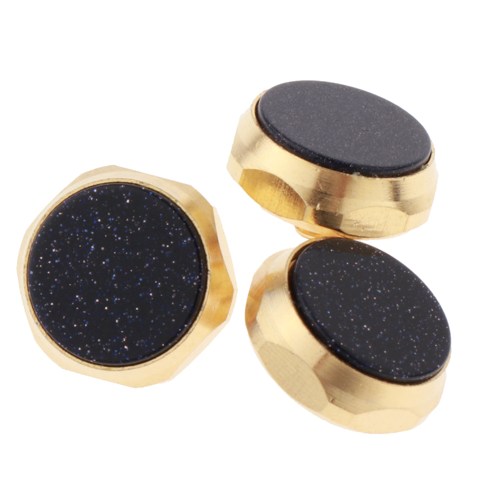 Colored Trumpet Finger Buttons Musical Brass Instrument Parts Black