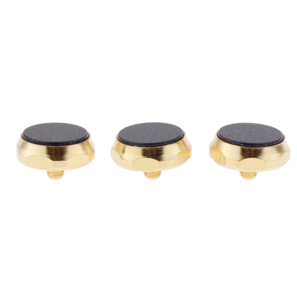 Colored Trumpet Finger Buttons Musical Brass Instrument Parts Black