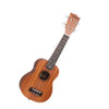 Wooden Ukulele Sapele 18 Fret 4 Strings Stringed Musical Instrument 21 inch