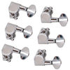 3R3L Sealed-gear Guitar Tuning Pegs Tuners Right Angle Screw Hole Silver