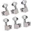 3R3L Sealed-gear Guitar Tuning Pegs Tuners Right Angle Screw Hole Silver