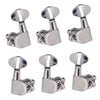 3R3L Sealed-gear Guitar Tuning Pegs Tuners Right Angle Screw Hole Silver