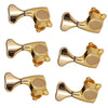 1:21 Fishtail Handle Sealed-gear Guitar Tuning Pegs for Guitar 3R3L Golden