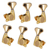 1:21 Fishtail Handle Sealed-gear Guitar Tuning Pegs for Guitar 3R3L Golden