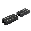 2 Pieces SEWS 4 String Bass Humbucker Pickup Black Musical Instruments Parts