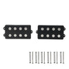 2 Pieces SEWS 4 String Bass Humbucker Pickup Black Musical Instruments Parts