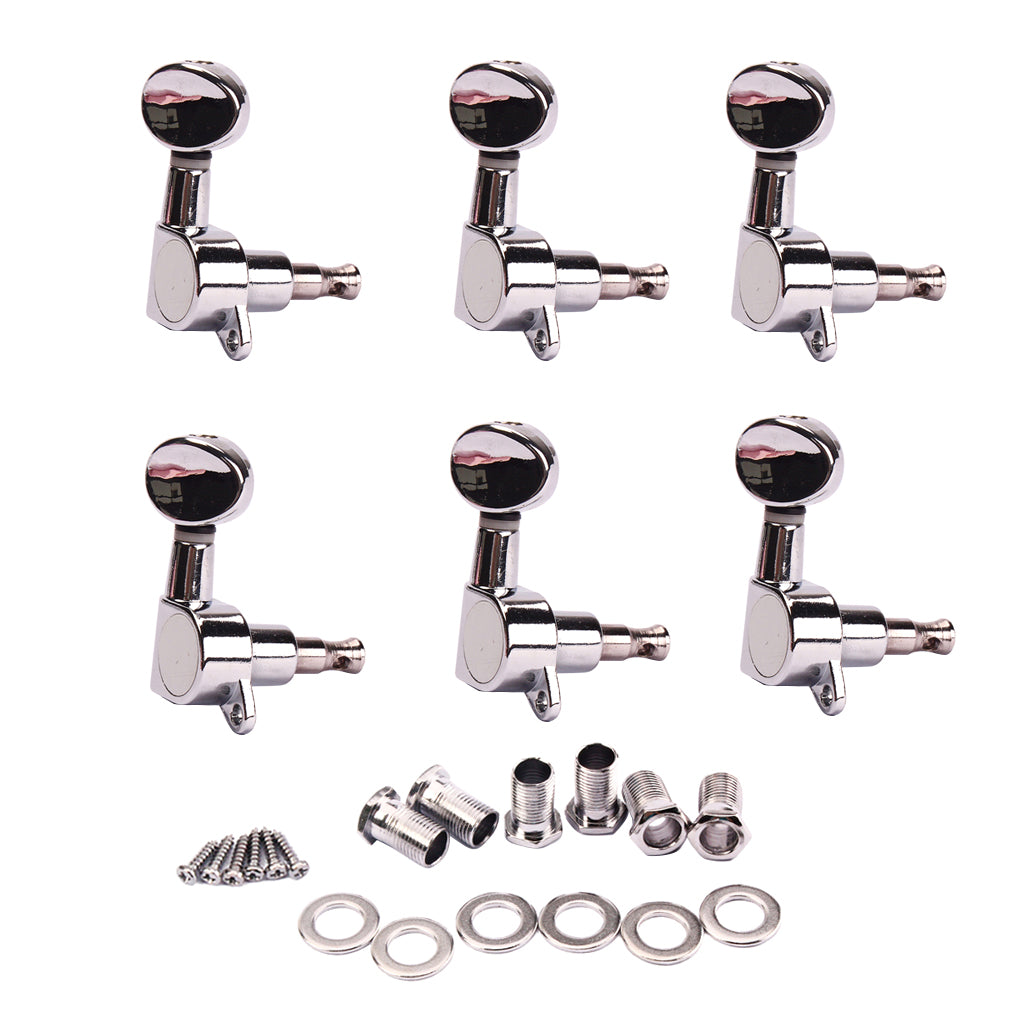 6 Pieces Electric Guitar Tuning Pegs Right Keys Tuners Machine Heads