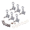 6L Guitar Tuning Pegs Tuner Machine Head for Acoustic Electric Guitar Silver