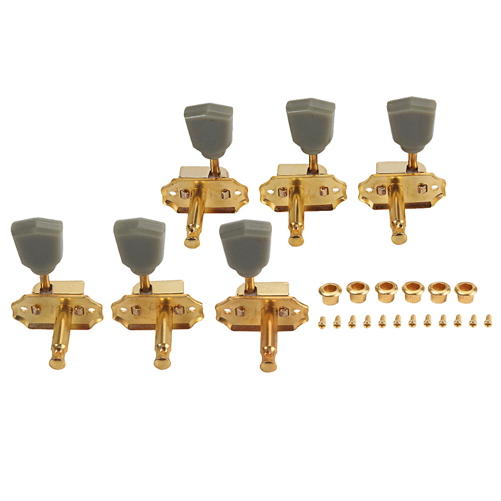 6 Pieces Electric Guitar Tuning Peg String Tuners Machine Heads Tuners Keys