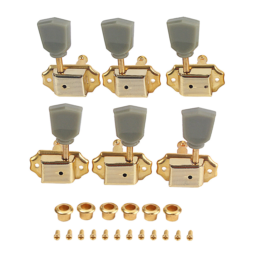 6 Pieces Electric Guitar Tuning Peg String Tuners Machine Heads Tuners Keys